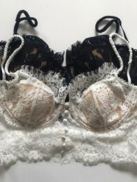 French soft lace U-shaped big backless sexy lingerie women's bra