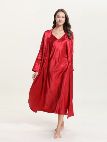 QWEEK-2019-Red-Women-Robe-Sets-Sexy-V-Neck-Satin-Sleepwear-Silk-Dress-Long-Robe-Set.jpg
